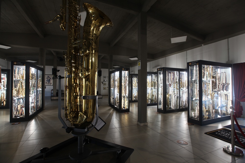 Interni Museo del Saxofono di Fiumicino