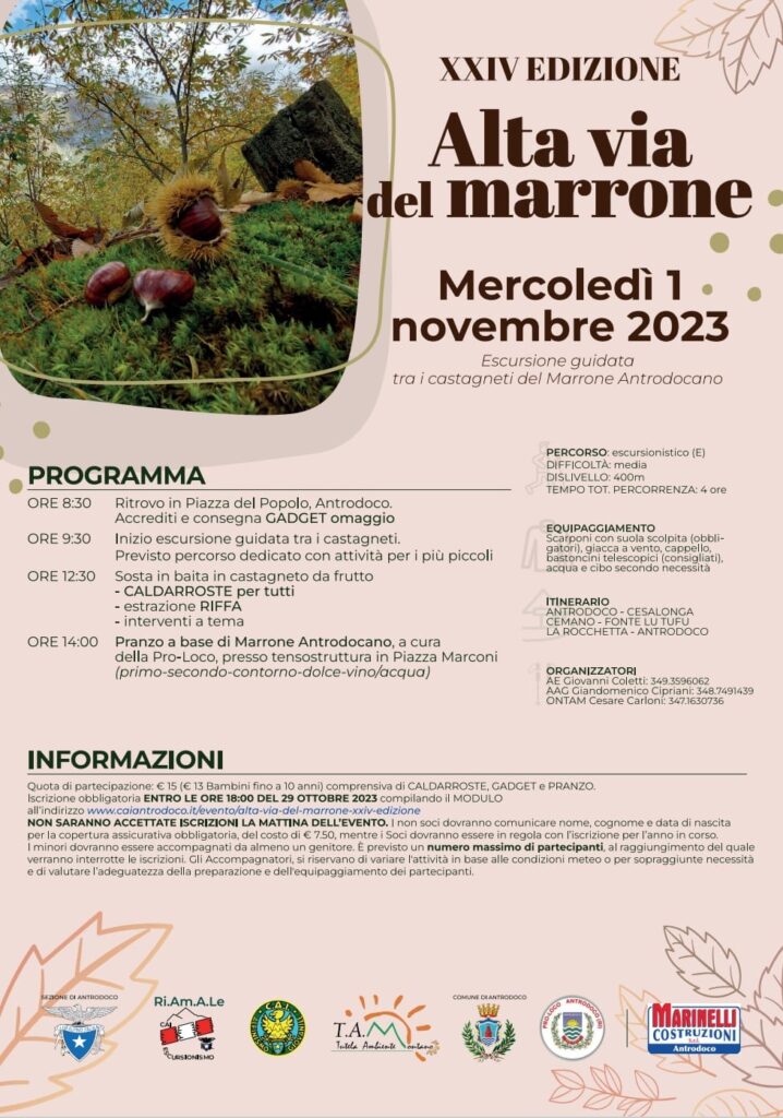 Alta via del marrone