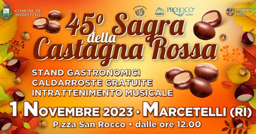 Sagra della Castagna Rossa Marcetelli 2023
