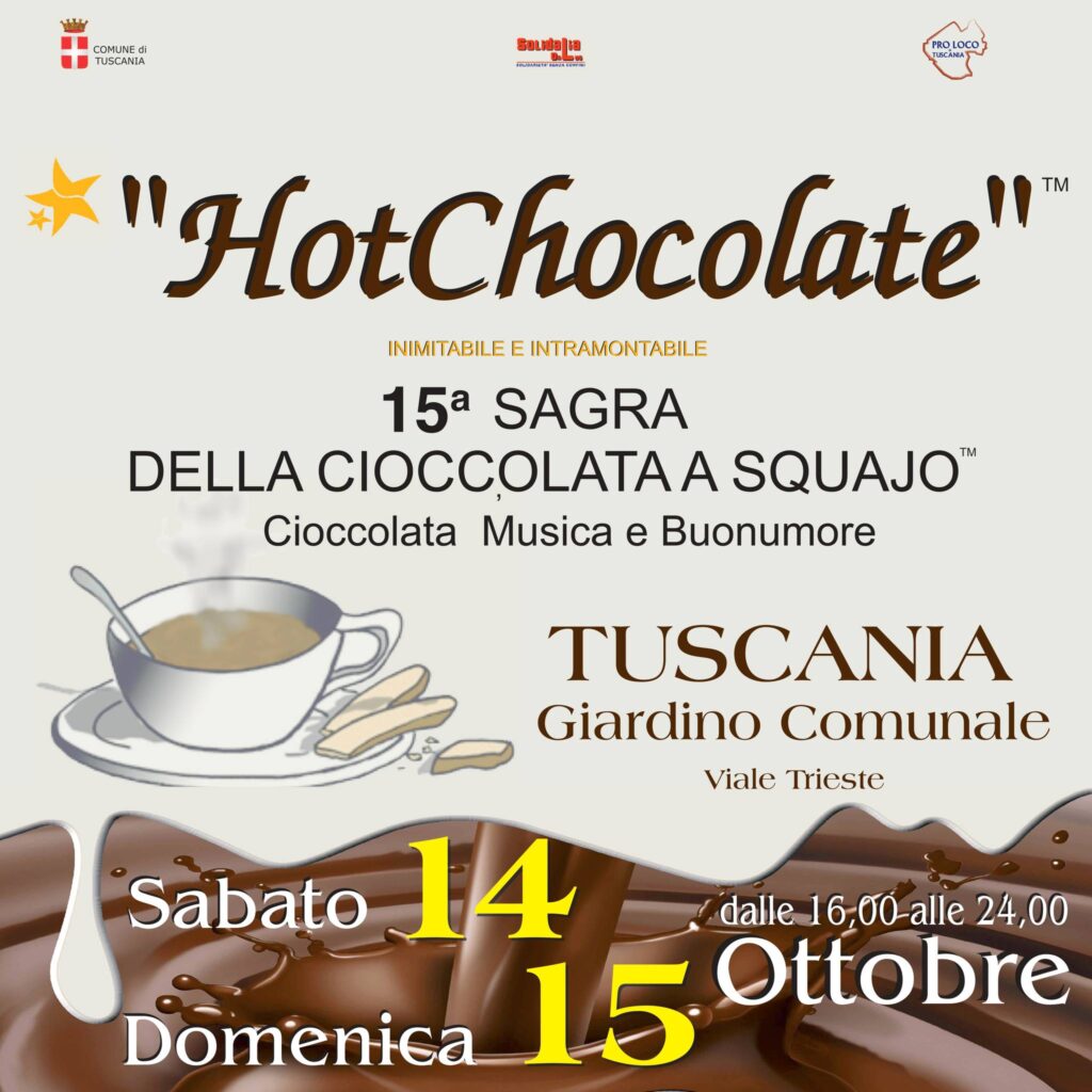 Locandina "Hot Chocolate" Tuscania 2023