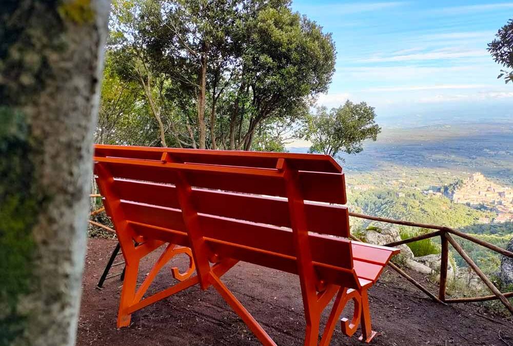 Inaugurazione Big Bench a Soriano nel Cimino