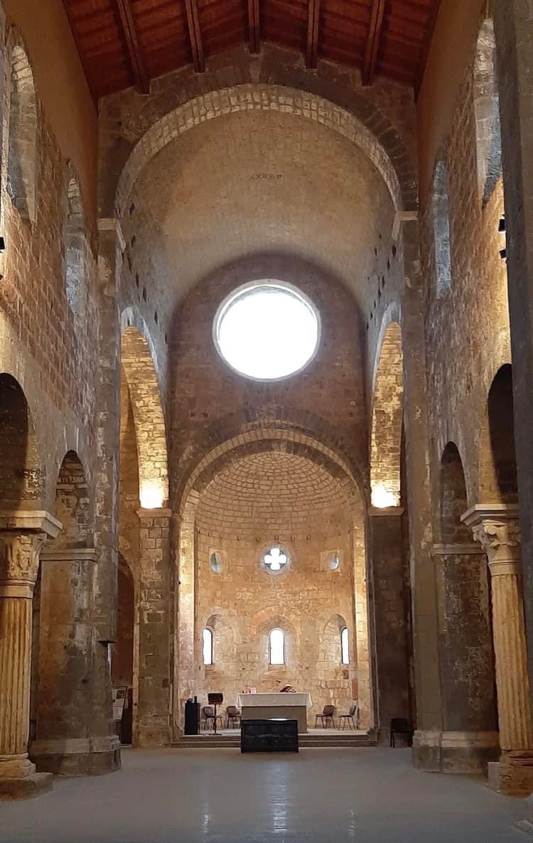 Abbazia di Santa Maria in Falleri dentro l'antica città di Falerii Novi,