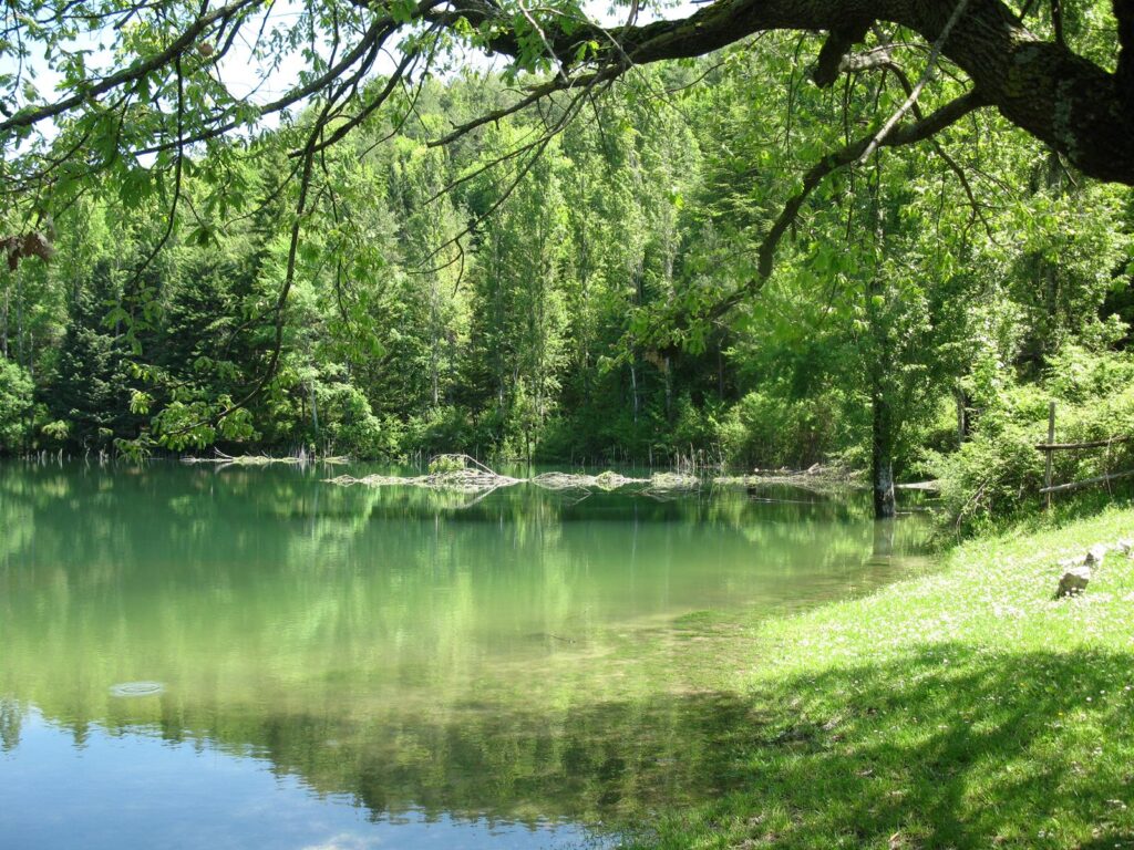 Lago Fraturno, il Lagustello di Percile foto da www.parcolucretili.it