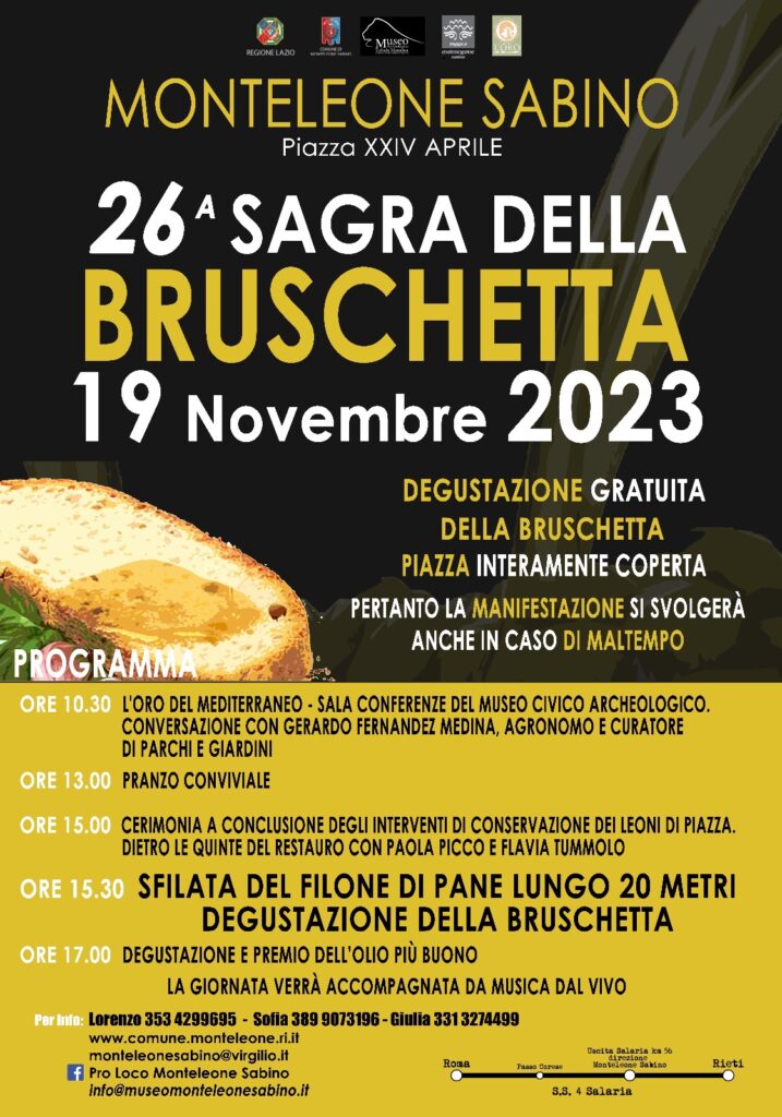 Sagra della bruschetta - Monteleone Sabino