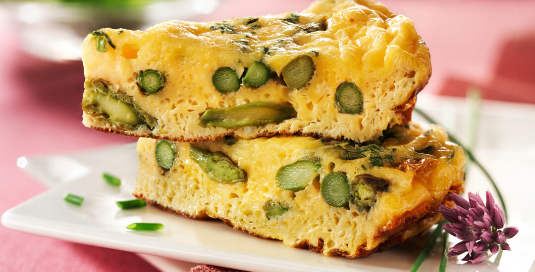 Frittata di asparagi verdi di Canino IGP