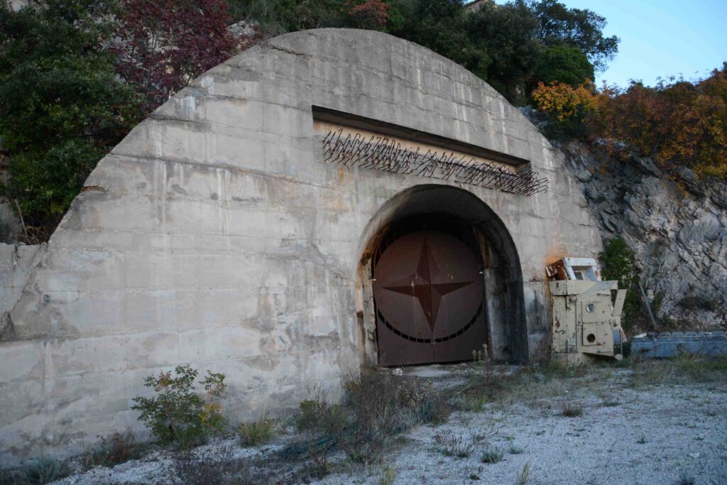 L'ingresso al Bunker di Soratte - foto da www.bunkersoratte.it
