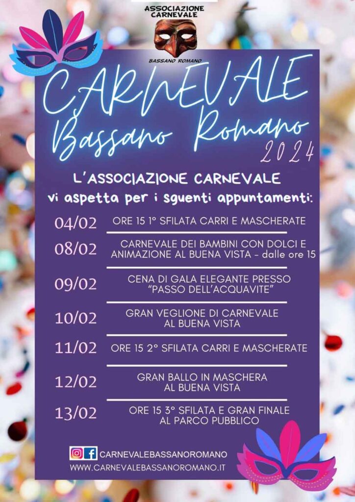 Carnevale a Bassano Romano VisitLazio