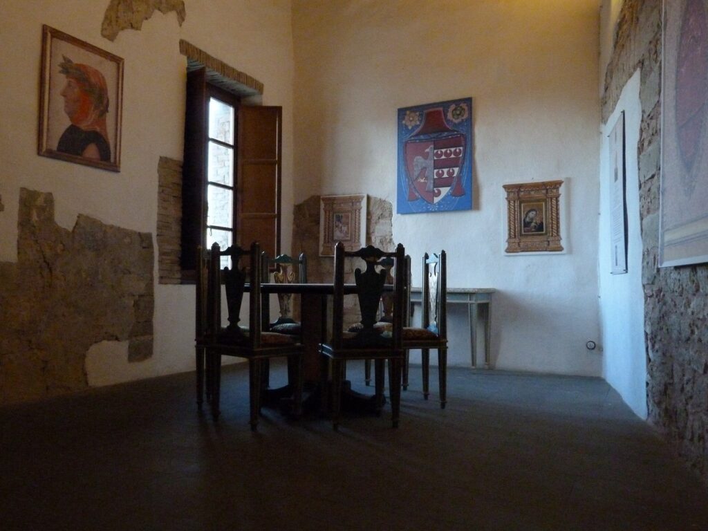 Castello dei Conti De Ceccano, sala del Cardinale Annibaldo de Ceccano - Facebook @CastelloDiCeccano