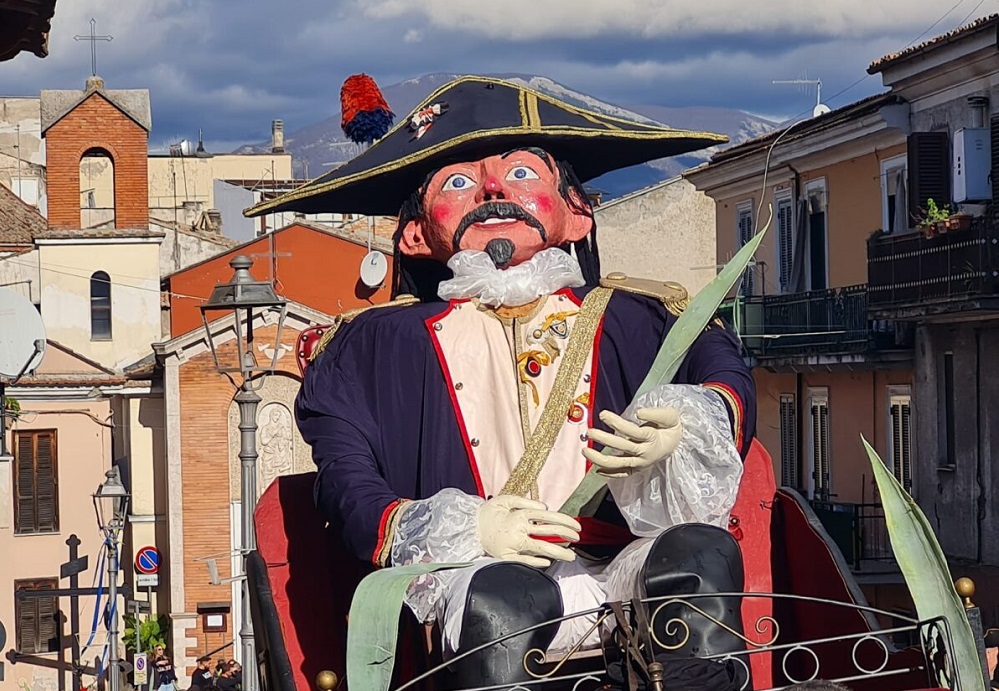 Il Generale Championnet sfila durante la Festa della Radeca