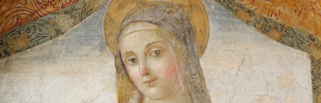 Vergine con Bambino nella chiesa della Madonna delle Grazie a Vasanello - foto di Ardelio Loppi