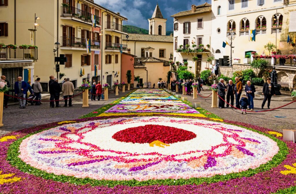 Infiorata di Gerano - foto Facebook @ Infiorata di Gerano - Comitato Festeggiamenti