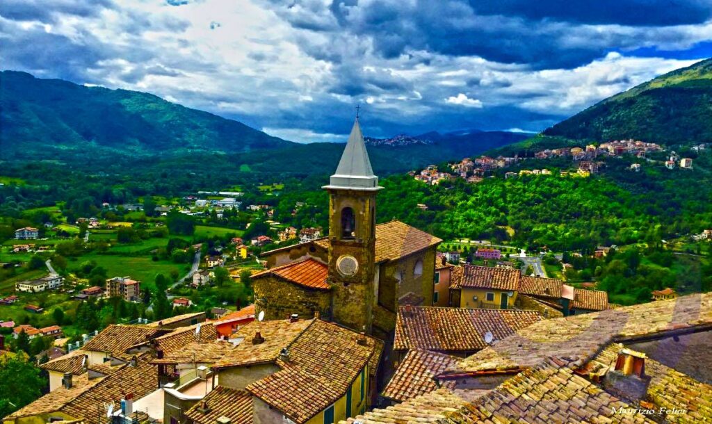 panorama di Gerano - foto Facebook @ Comune di Gerano