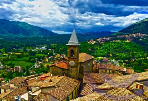 panorama di Gerano - foto Facebook @ Comune di Gerano