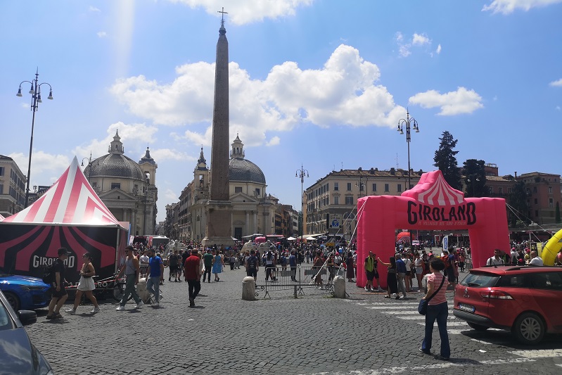 Il Villaggio del Giro d'Italia a Piazza del Popolo