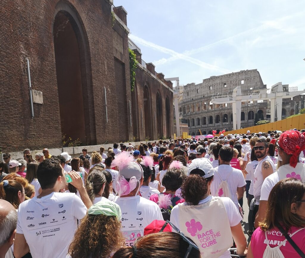 La straordinaria cornice della Race for the Cure