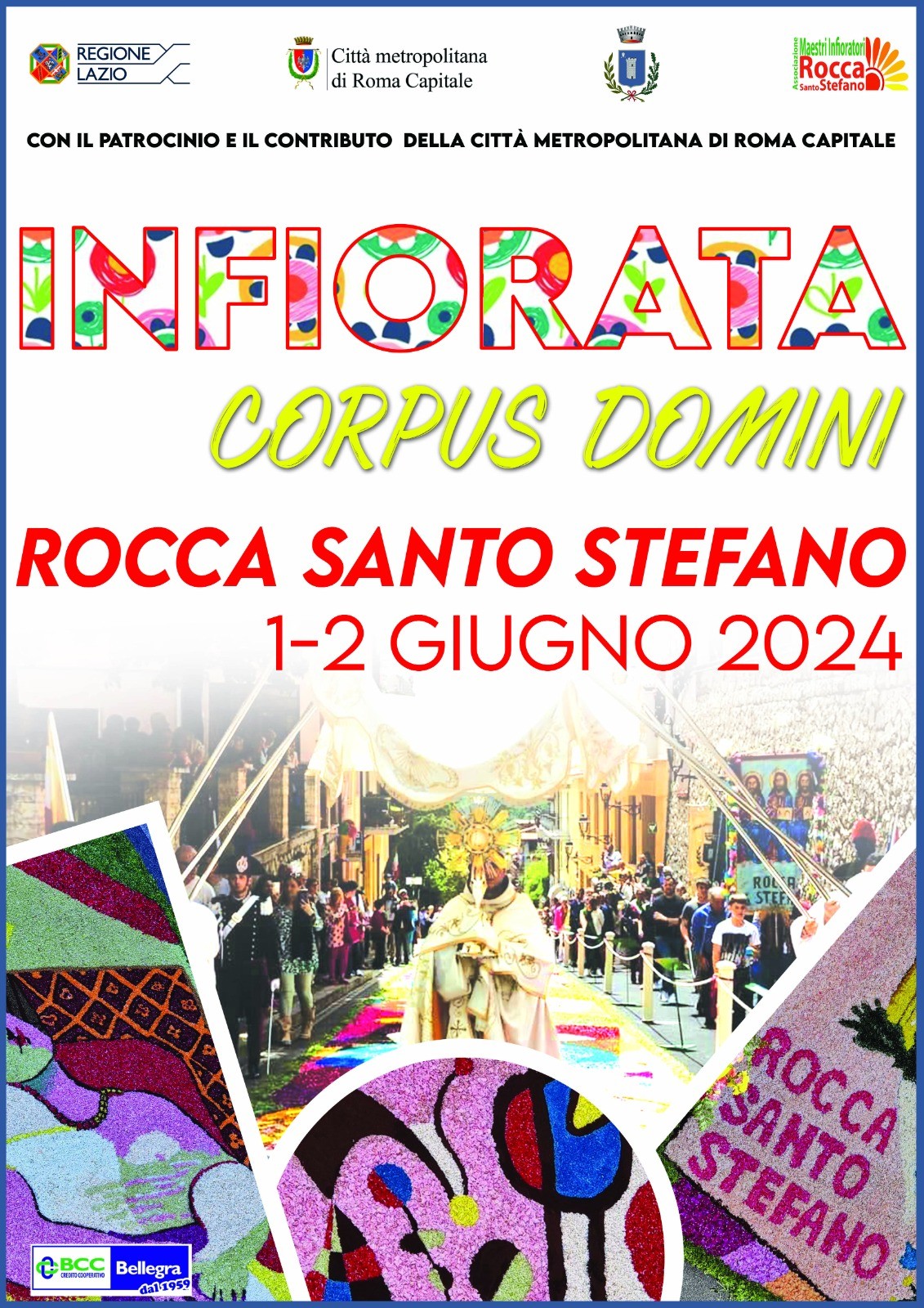  locandina infiorata Rocca Santo Stefano