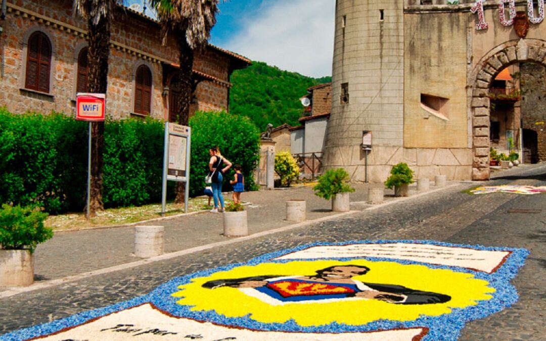Infiorata del Sacro Cuore a Genazzano