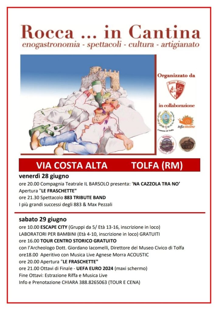 locandina ROCCA IN CANTINA a Tolfa