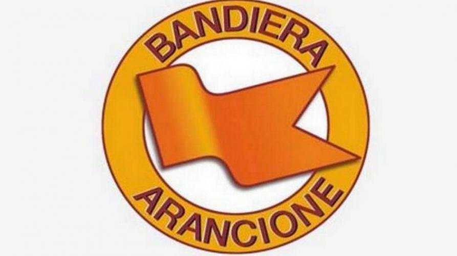 Il caratteristico logo della certificazione Bandiera Arancione