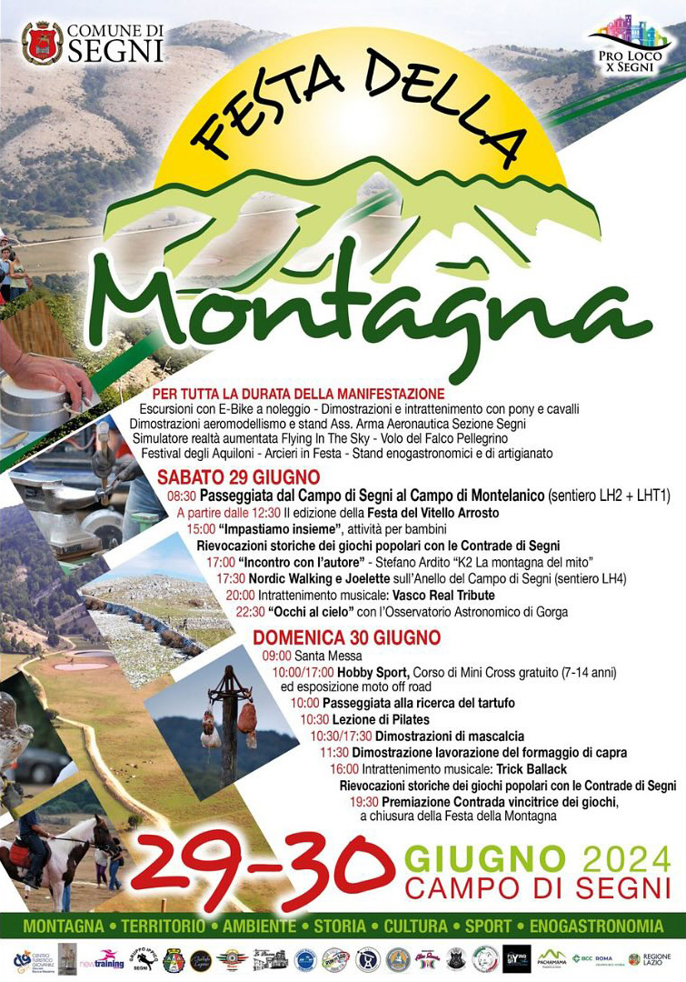 Locandina Festa della Montagna di Segni 2024
