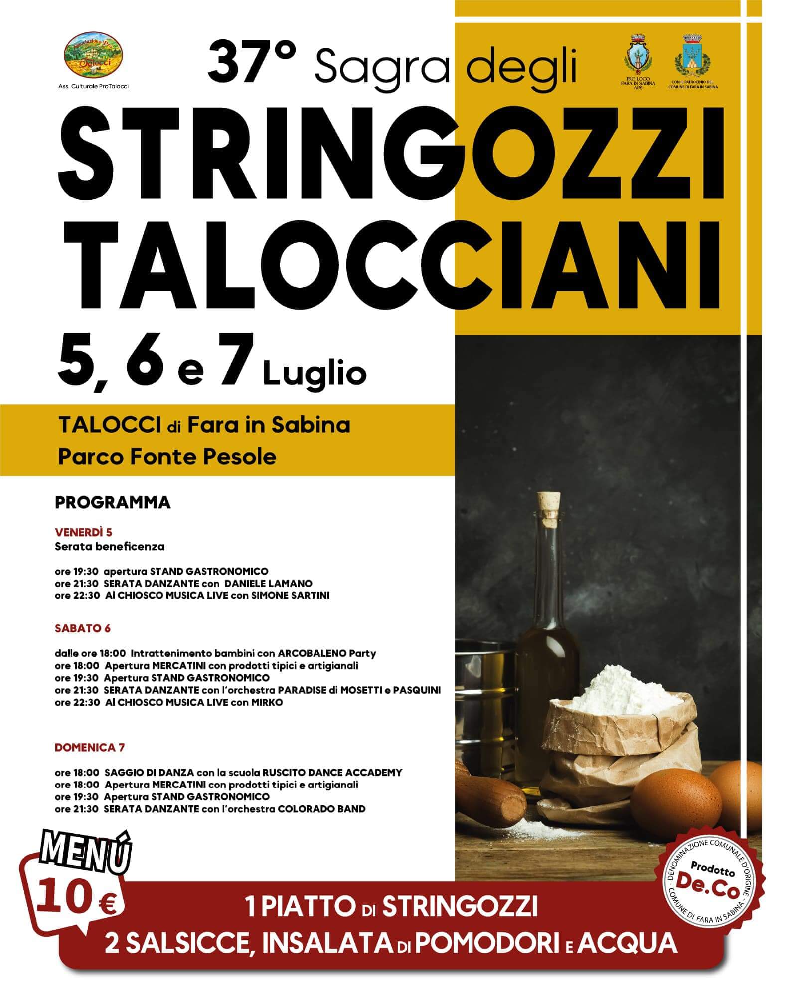 37° Sagra stringozzi talocciani