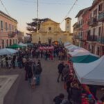 Scorcio di Grotte Santo stefano frazione di Viterbo durante una festa tradizionale