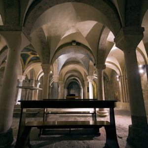 La cripta nella Cattedrale di Rieti