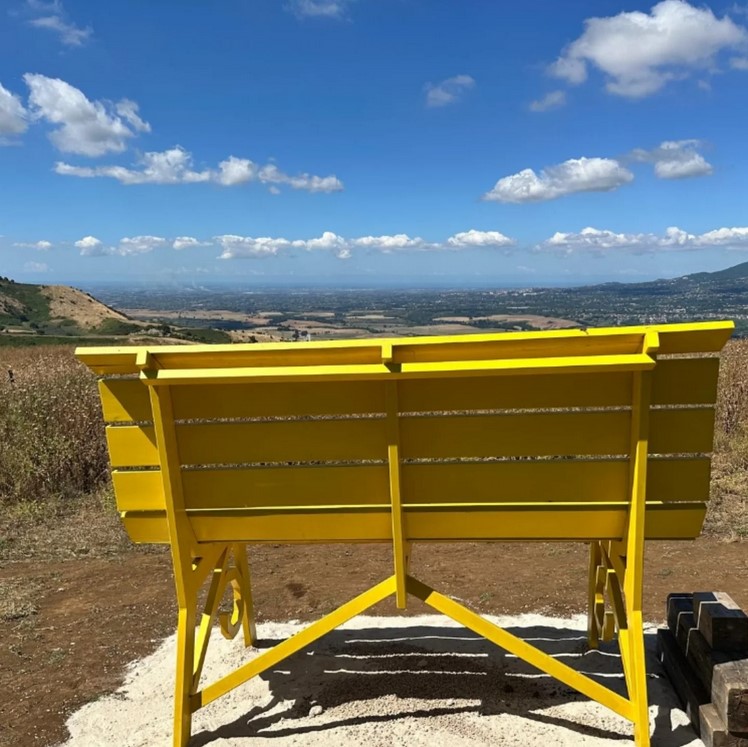 Big Bench n. 434 ad Artena - Instagram @bigbenchcommunityproject