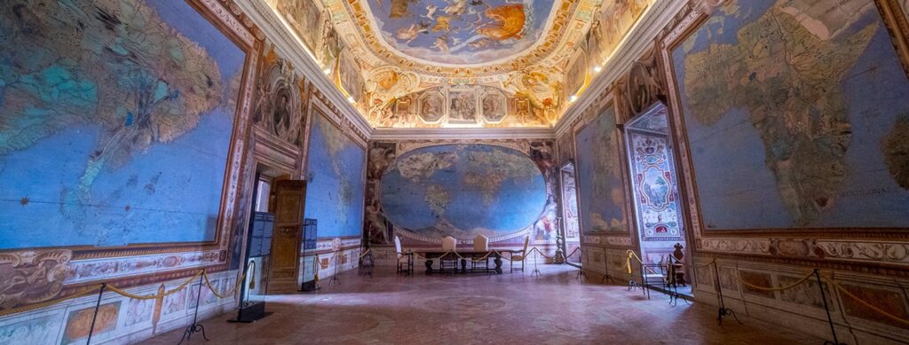 Palazzo Farnese a Caprarola, Sala del Mappamondo - www.direzioneregionalemuseilazio.cultura.gov.it