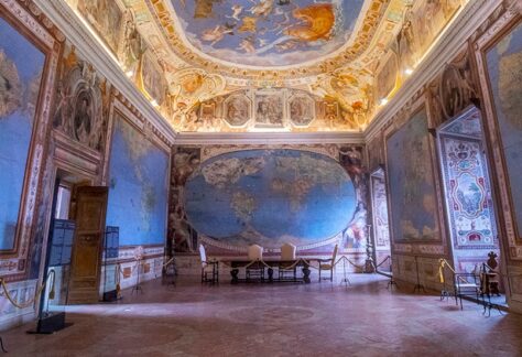 Palazzo Farnese a Caprarola, Sala del Mappamondo - www.direzioneregionalemuseilazio.cultura.gov.it