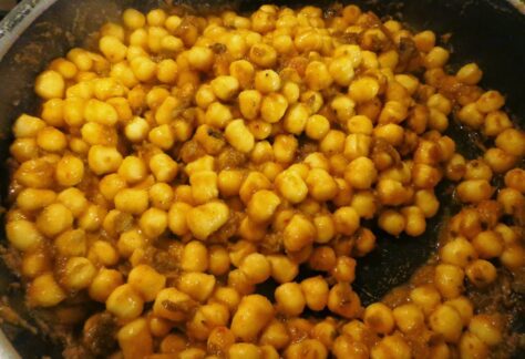 gnocchi al castrato di pecora