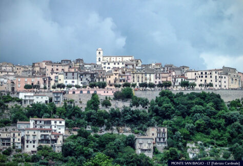 Panoramica del comune di Monte San Biagio in provincia di Latina