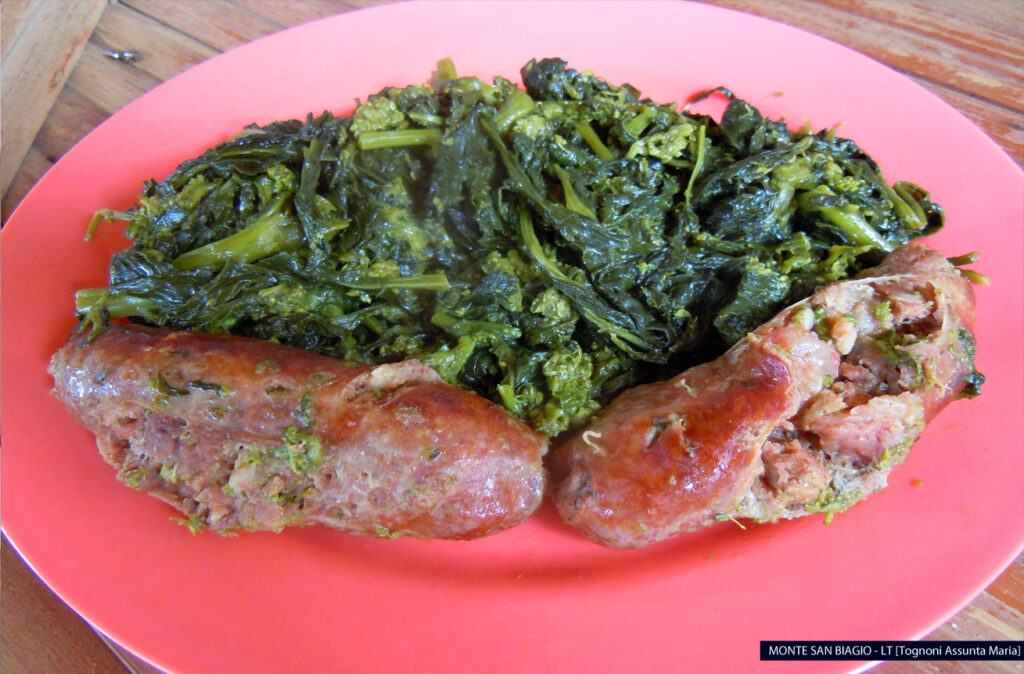 salsiccia al coriandolo