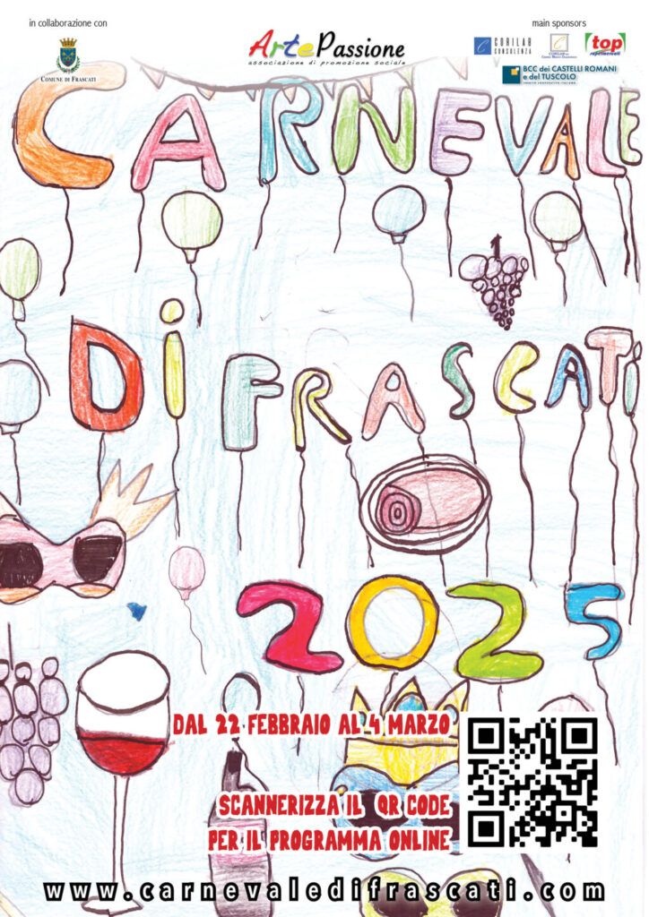 locandina Carnevale Frascati 2025