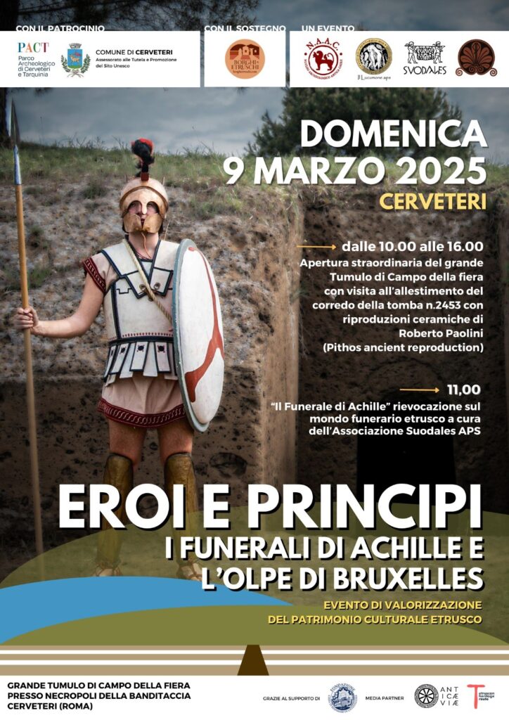 locandina eroi e principi a Cerveteri