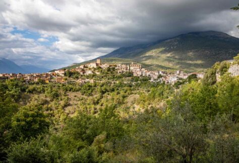 Panoramica del Borgo di Campoli Appennino