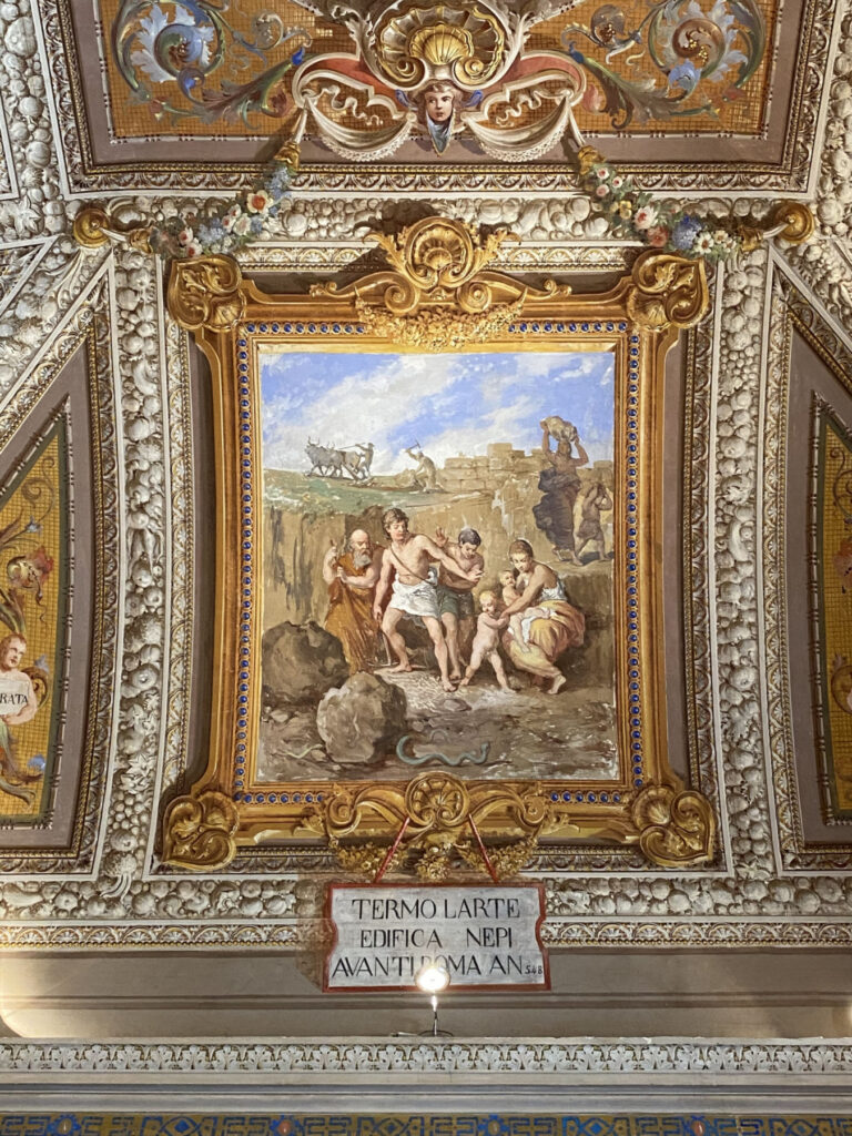 Palazzo Comunale, Termo Larte nella Sala Nobile - retedimorestorichelazio.it