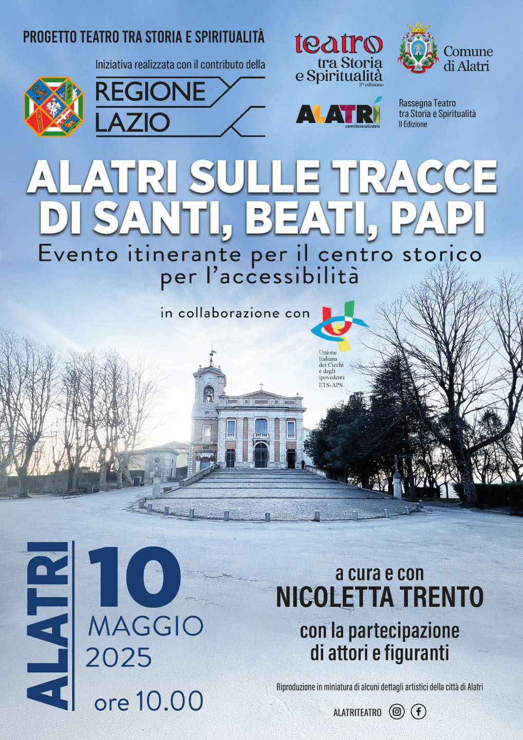 Locandina con grafica e informazioni sull'iniziativa
