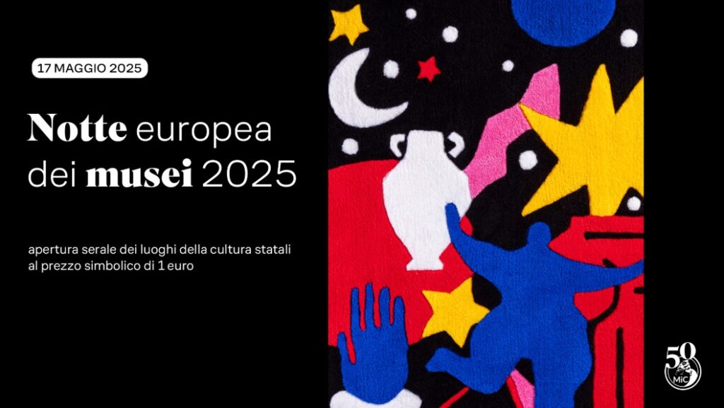 Locandina Notte Europea dei Musei 2025
