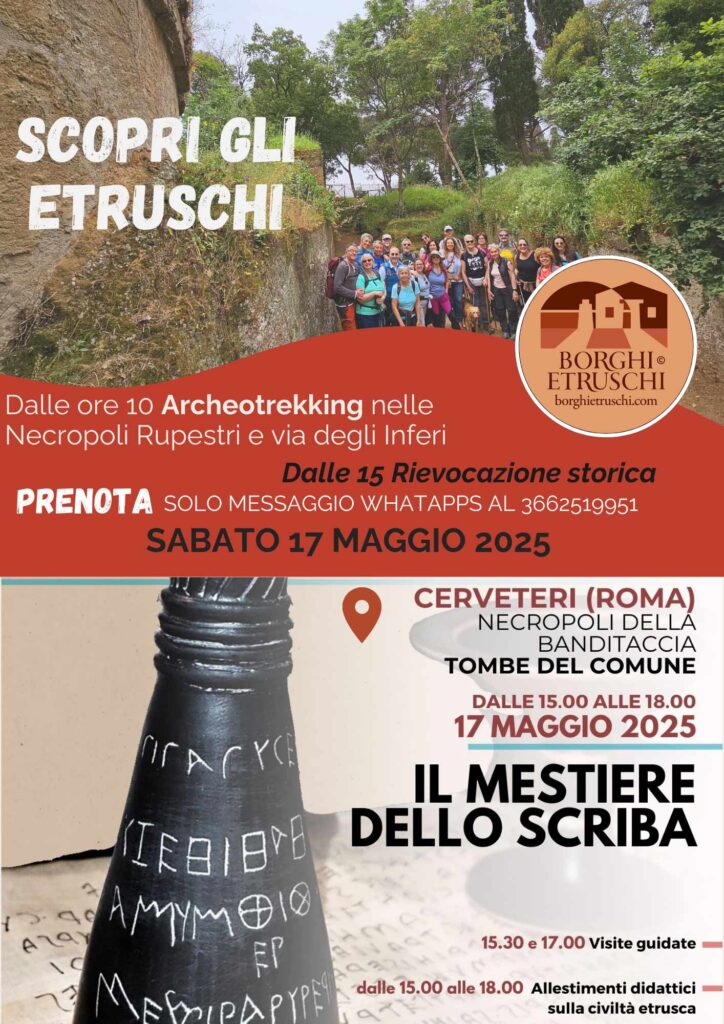 Locandina Scopri gli etruschi 2025