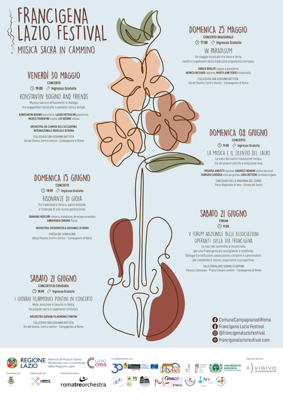 Locandina-programma-Francigena-Lazio-Festival-2025