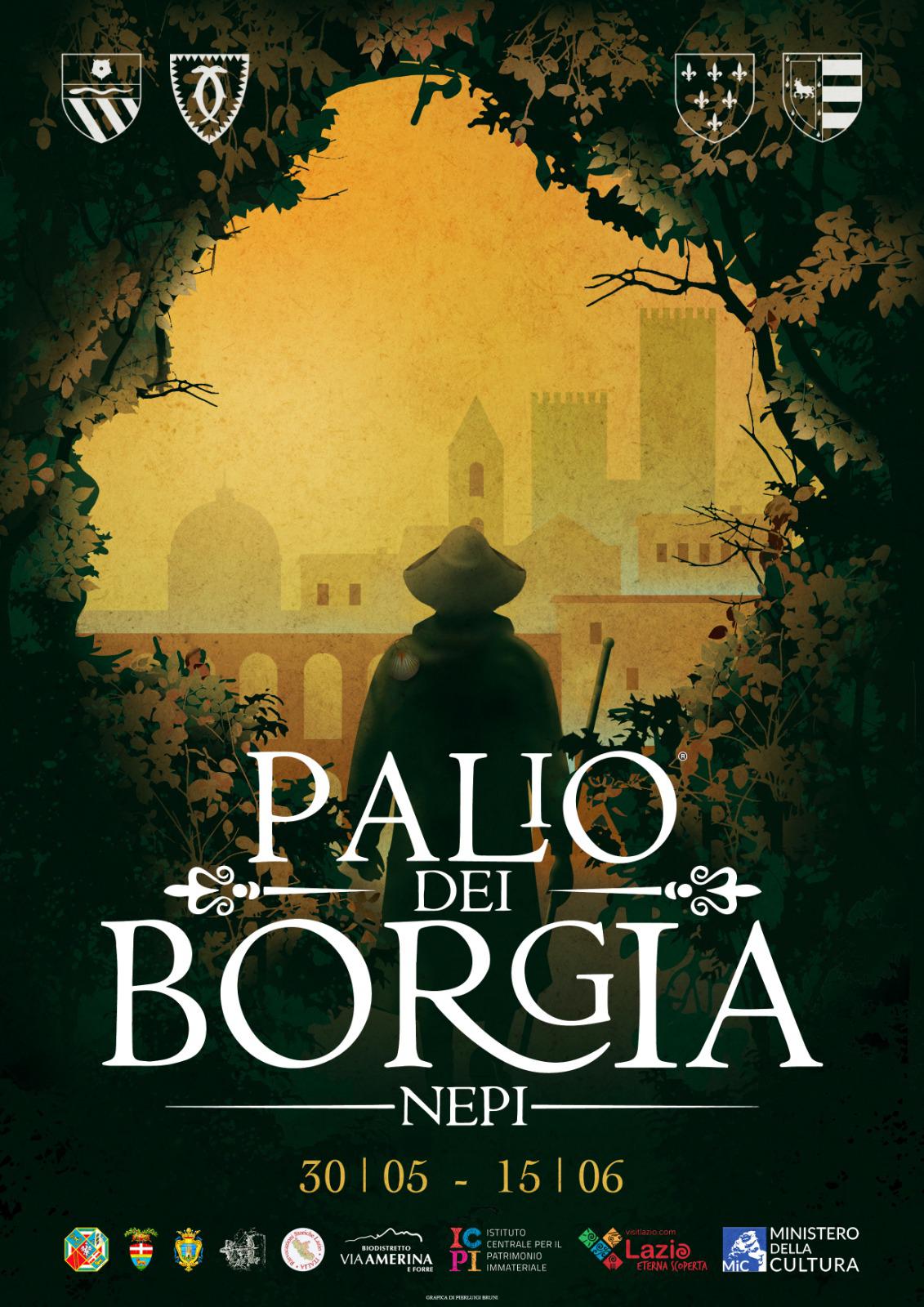 Locandina del Palio dei Borgia di nepi