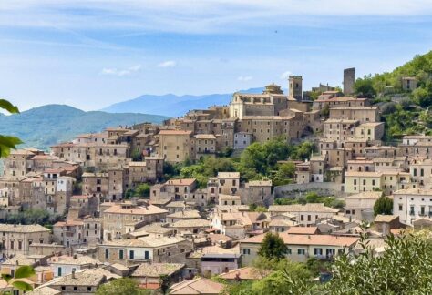 Panoramica sul borgo di San Donato Val di Comino