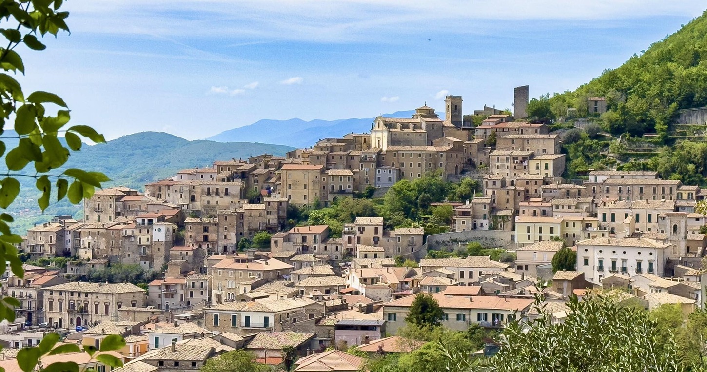 Panoramica sul borgo di San Donato Val di Comino