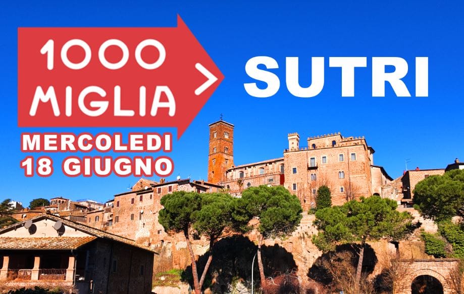locandina millemiglia a Sutri 2025