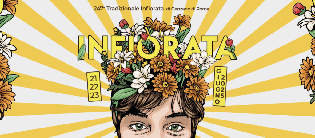 Locandina Infiorata Genzano 2025