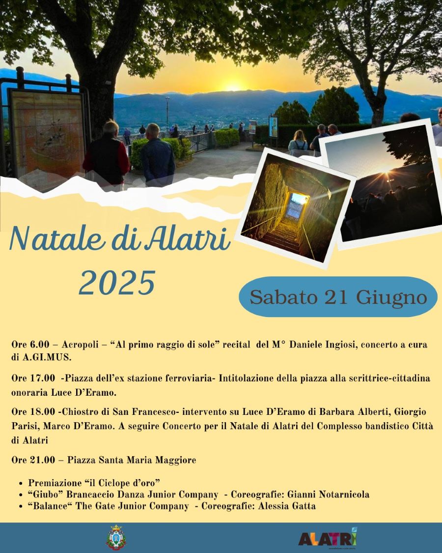 Locandina dell'Evento "Natale di Alatri"