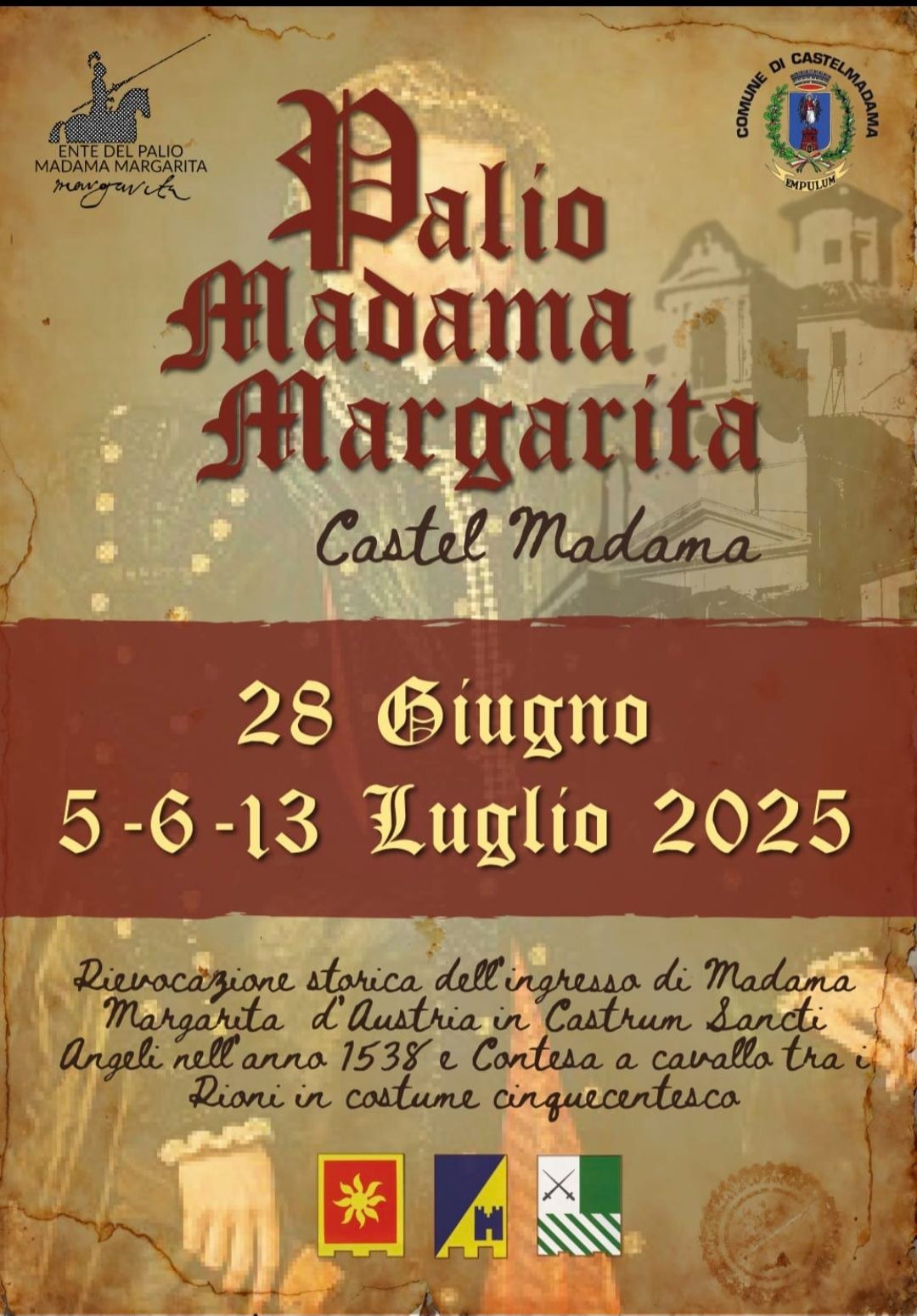 Locandina Palio Madama Margherita