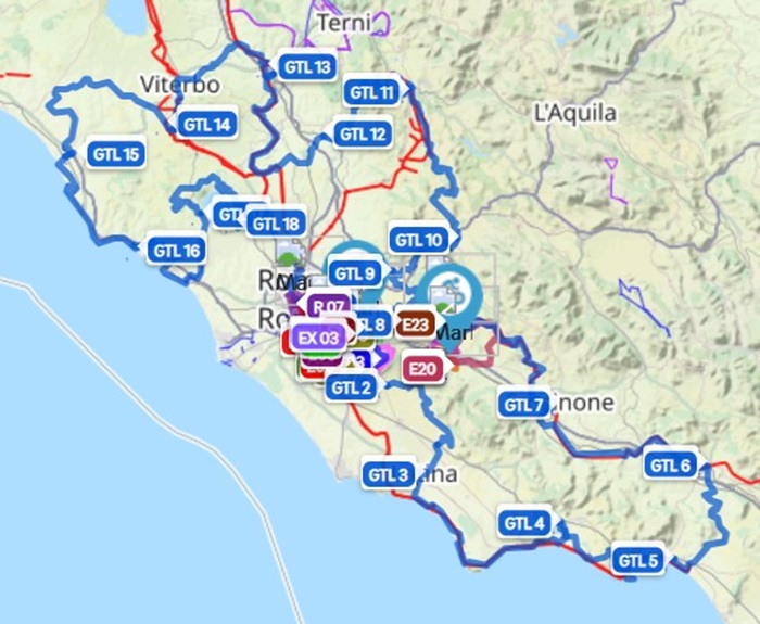 Mappa del GTL