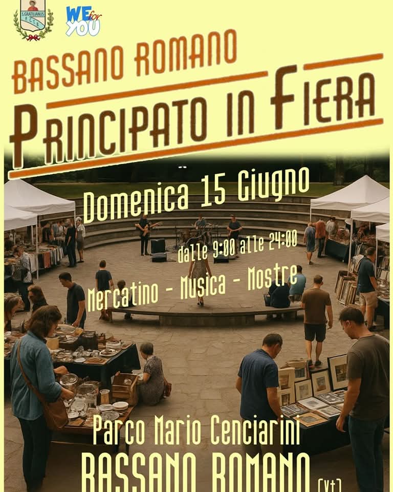 Bassano Romano Principato in fiera, locandina evento